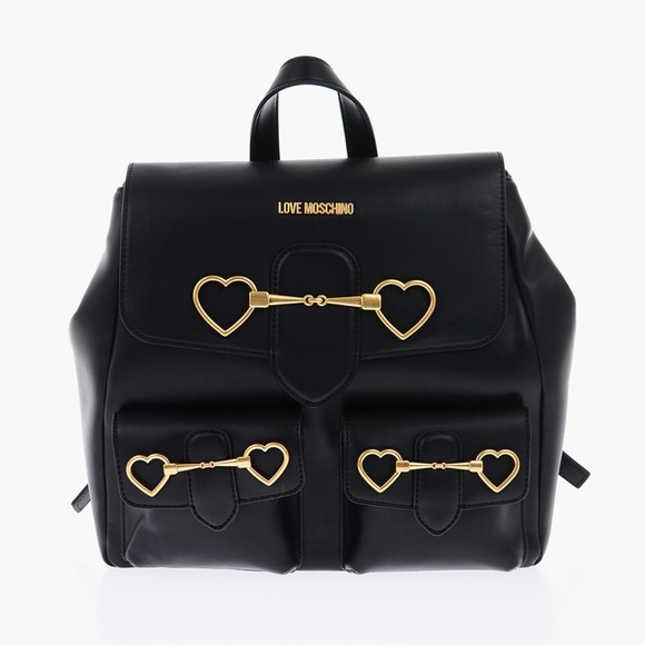 Love Moschino Handbags - Love Moschino love lock backpack